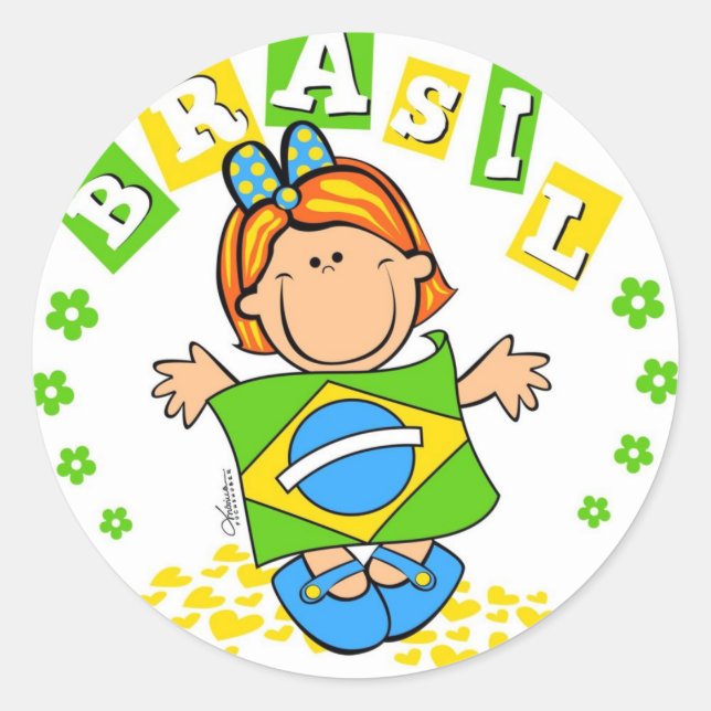 Sticker Rond Brasil (Devant)