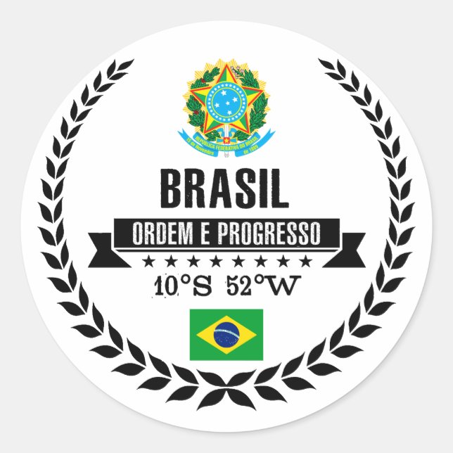 Sticker Rond Brasil (Devant)