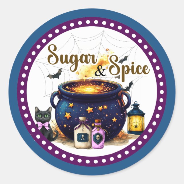 Sticker Rond Brasser Un Bébé (Devant)