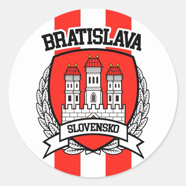 Sticker Rond Bratislava (Devant)