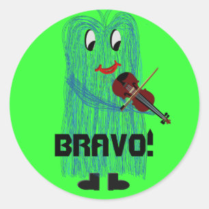 Sticker Rond Bravo !