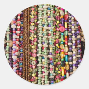 Sticker Rond Brazil, amazon, manaus. Typical brazilian