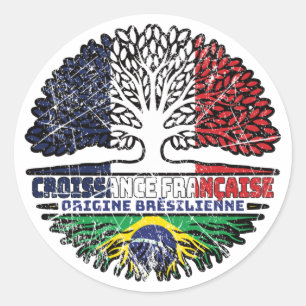 Sticker Rond Brazilian Brazil