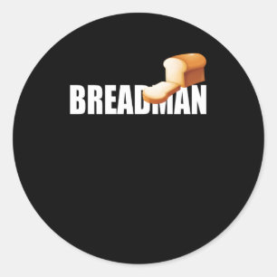 Sticker Rond Breadman Baker Gift