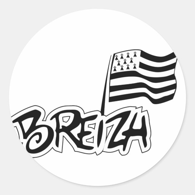 Sticker Rond Breizh (Devant)