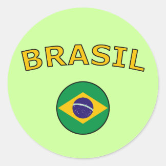 Sticker Rond Brésil