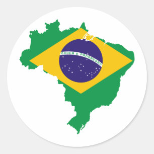 Sticker Rond Brésil BR