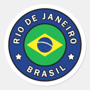 Sticker Rond Brésil de Rio de Janeiro
