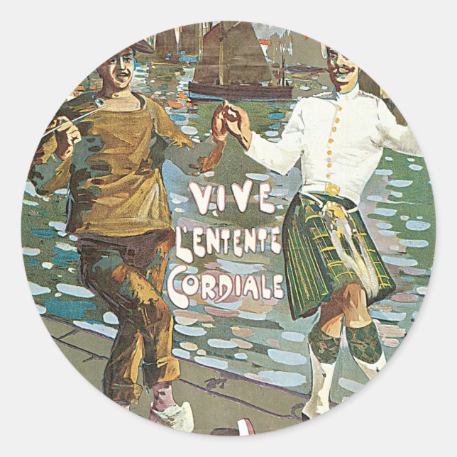 Sticker Rond Brest á Londres 18 heurs (Devant)