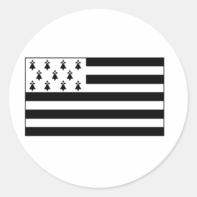 Sticker Rond Bretagne (Devant)
