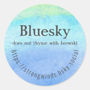 Sticker Rond Brewski