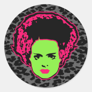 Sticker Rond Bride électrique