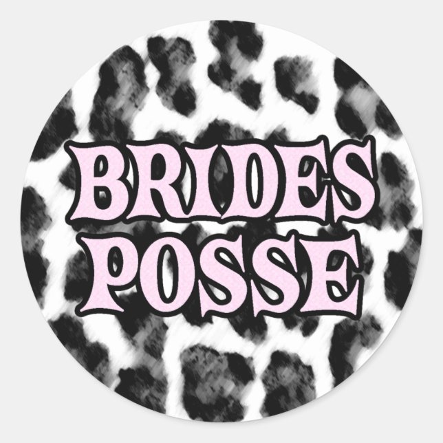 Sticker Rond Brides Posse (Devant)