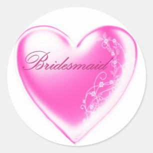 Sticker Rond Bridesmaid