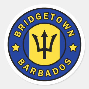 Sticker Rond Bridgetown Barbade