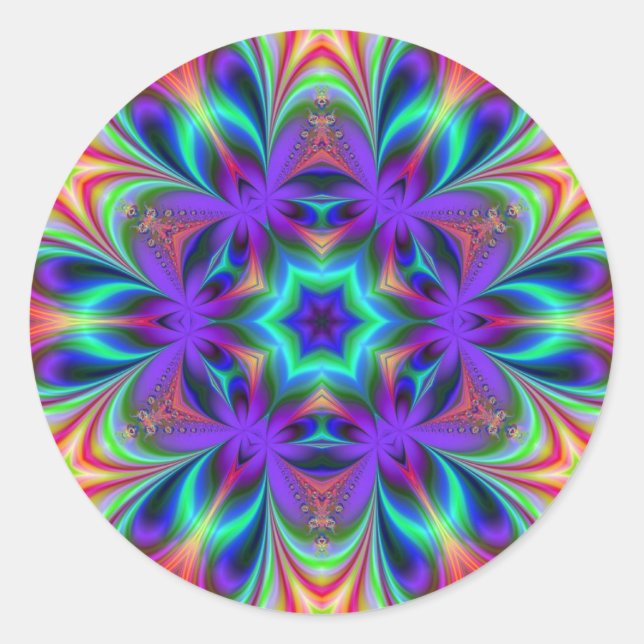 Sticker Rond Bright Spirit Mandala (Devant)