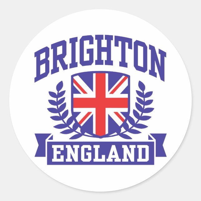 Sticker Rond Brighton Angleterre (Devant)