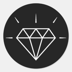 Sticker Rond Brille comme un diamant !