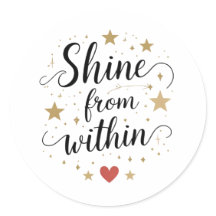 Briller de l'intérieur - Citation Céleste d'amour 