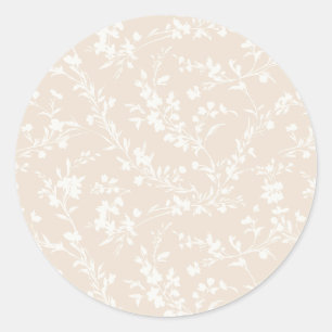 Sticker Rond Brins de printemps Neutre - Linge doux