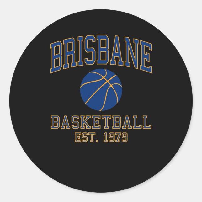 Sticker Rond Brisbane (Devant)