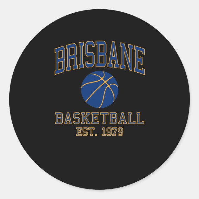 Sticker Rond Brisbane (Devant)