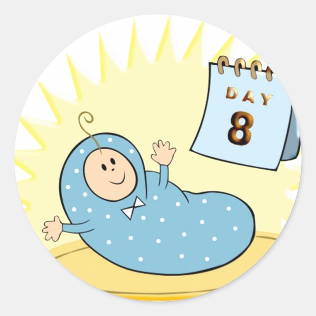 Sticker Rond Brit Milah (Devant)