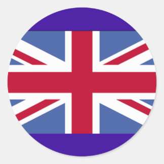 STICKER ROND BRITISH FLAG