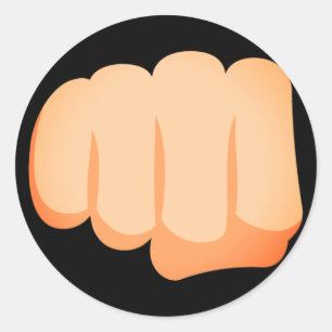Sticker Rond Bro Fist Emoji