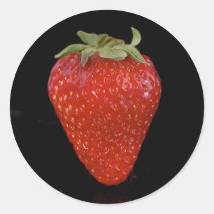 Sticker Rond Brochure fraise