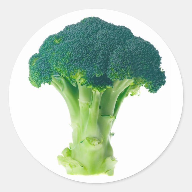 Sticker Rond Brocoli (Devant)
