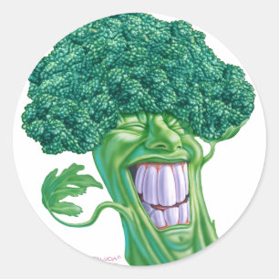 Sticker Rond brocoli