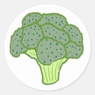 Sticker Rond Brocoli