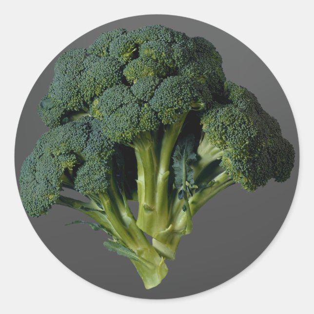 Sticker Rond Brocoli (Devant)