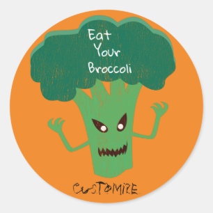 Sticker Rond Brocoli Thunder_Cove