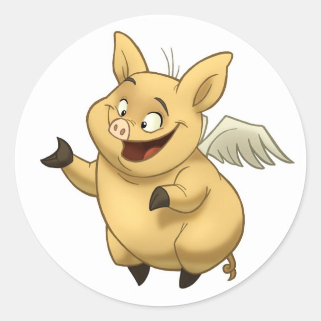 Sticker Rond Brodeurs de Flying (Devant)