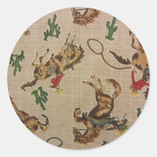 Sticker Rond Bronco