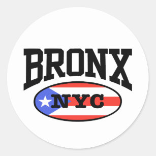 Sticker Rond Bronx Puerto Rican