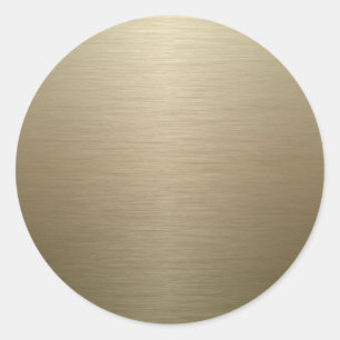 Sticker Rond Bronze balayé