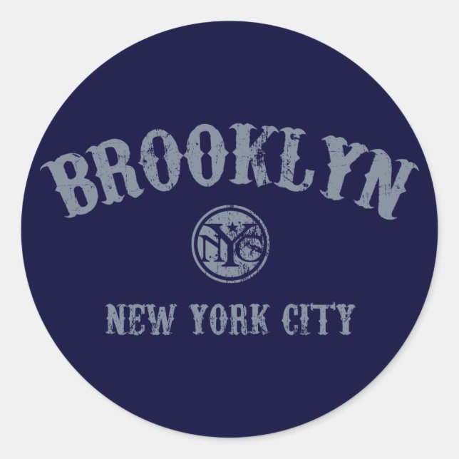 Sticker Rond *Brooklyn (Devant)