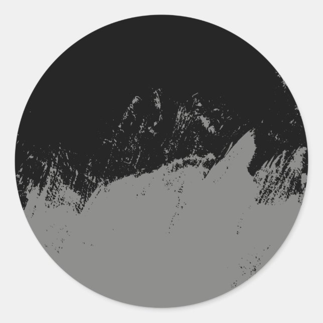 Sticker Rond Brosse 2 (Devant)