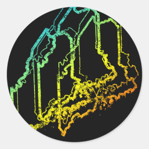 Sticker Rond brouillage de refroidissement maine