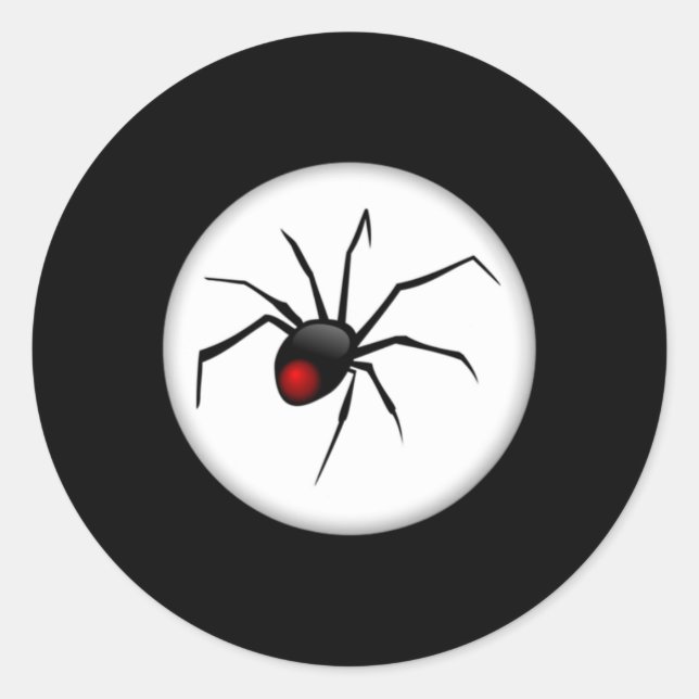 Sticker Rond Brouillard d'insectes (Devant)