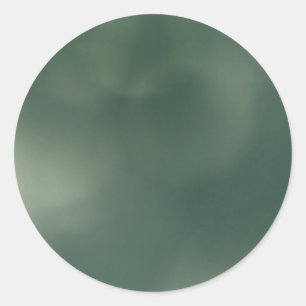 Sticker Rond Brouillard Vert