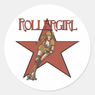 Sticker Rond brouilleur de rollergirl