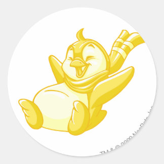 Sticker Rond Bruce Gold