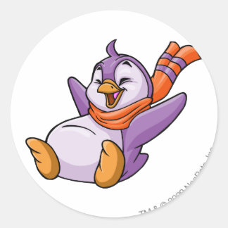 Sticker Rond Bruce Purple