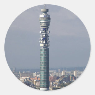 Sticker Rond BT Tower, Londres, Angleterre.