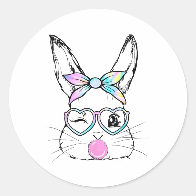 Sticker Rond Bubblegum Bubblegum Bubblegum (Devant)