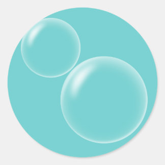 Sticker Rond Bubbles